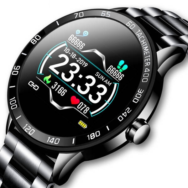 

Смарт часы мужские Smart Lige Omega Черный