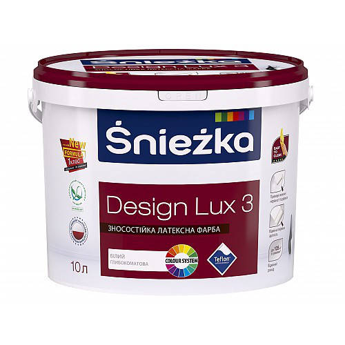 

Sniezka Design Lux матовая латексная интерьерная 6,7кг