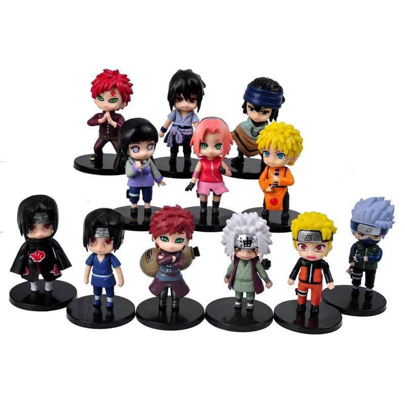 

Аниме Фигурки Наруто - 12 шт. Фигурки Наруто Какаши Саске Сакура Хината Джирайа Гаара Итачи | Naruto
