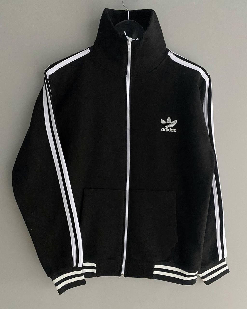

Мужская Олимпийка Adidas Vintage в Черном Цвете, Черный