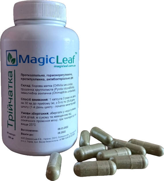 

Біокомплекс Трійчатка 90капс. тм MagicLeaf