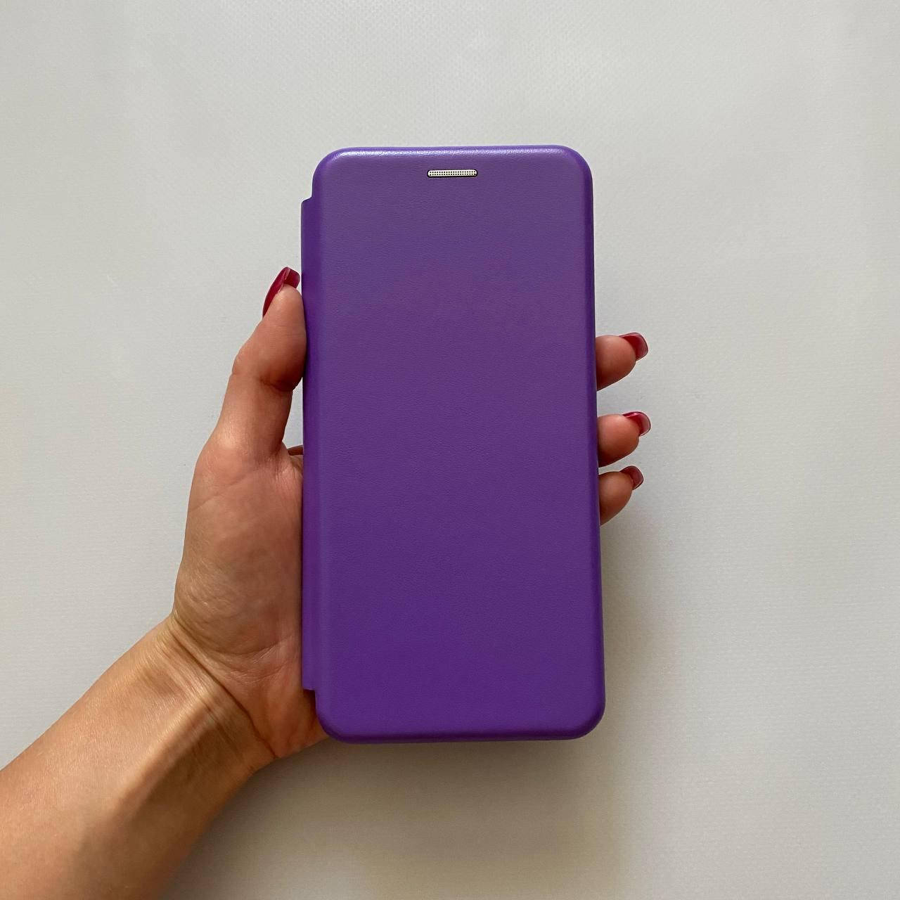 

Чехол книжка для Redmi 9A / чохол редми 9а сиреневый цвет, Черный