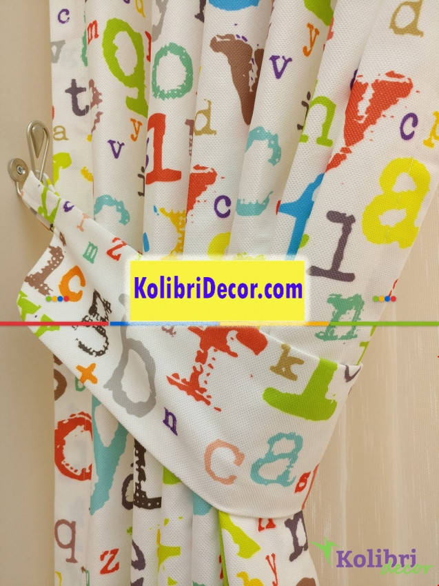 

Шторы Kolibri Decor Азбука в детскую комнату