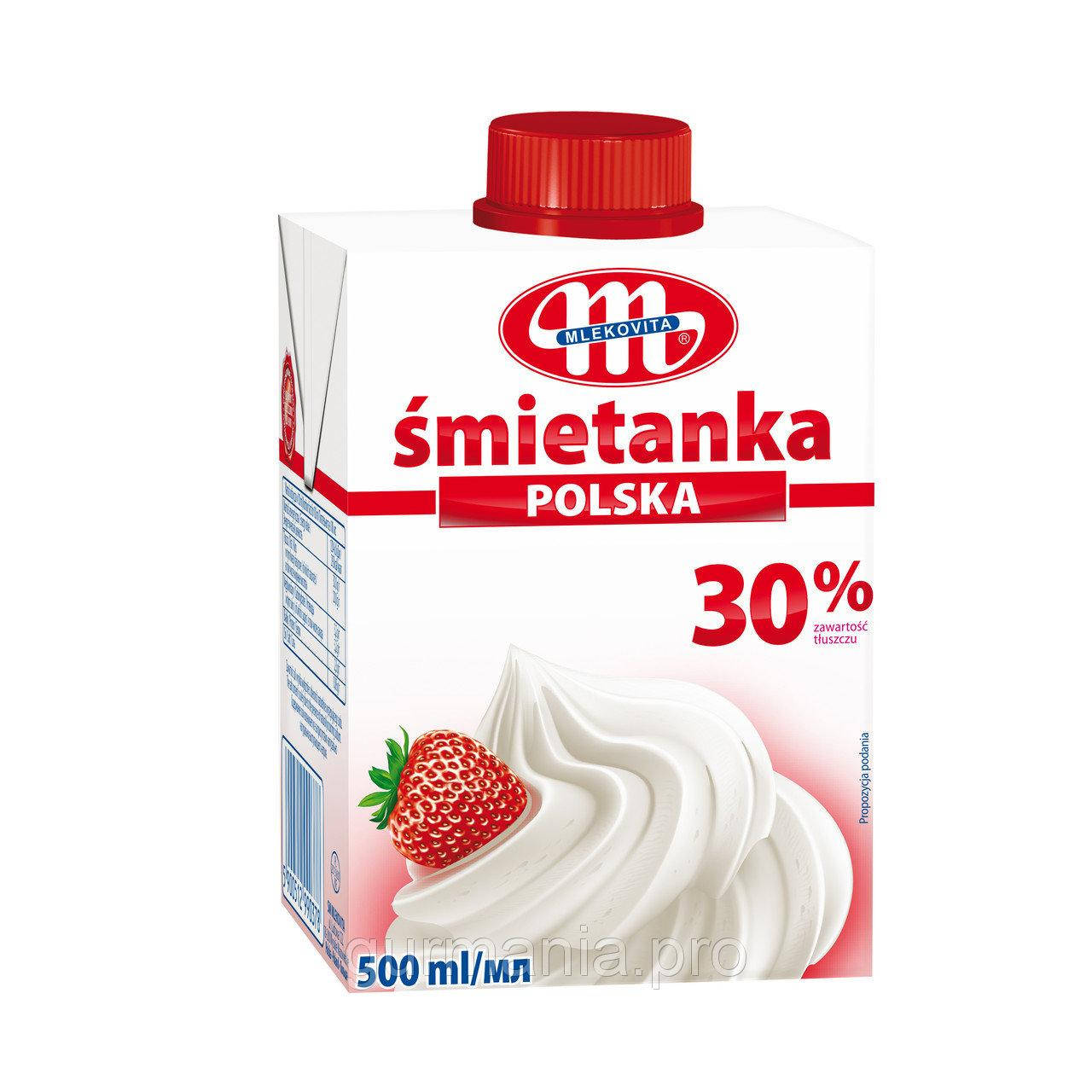 

Сливки 0,5 л "Smietanka 30 %", Mlekovita
