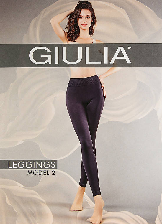 

Безшовні легінси з мікрофібри LEGGINGS 02, Черный