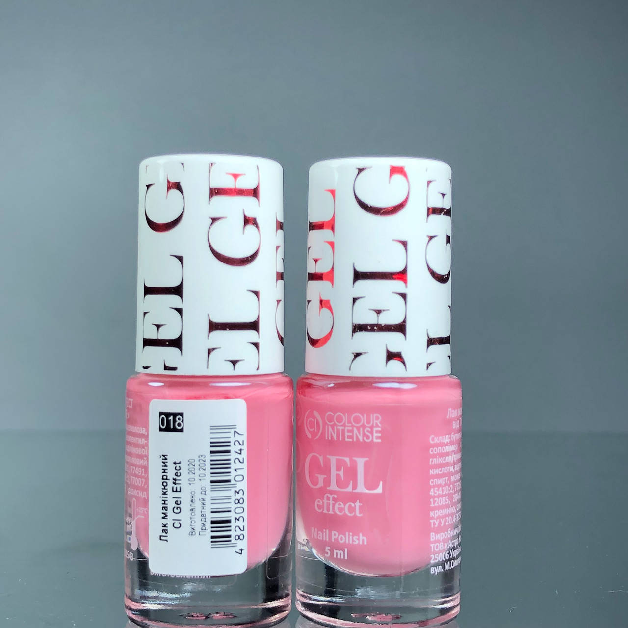 

Лак для ногтей Colour Intense Gel Effect 5 мл CI 65 № 018 Матовый Бело-розовый