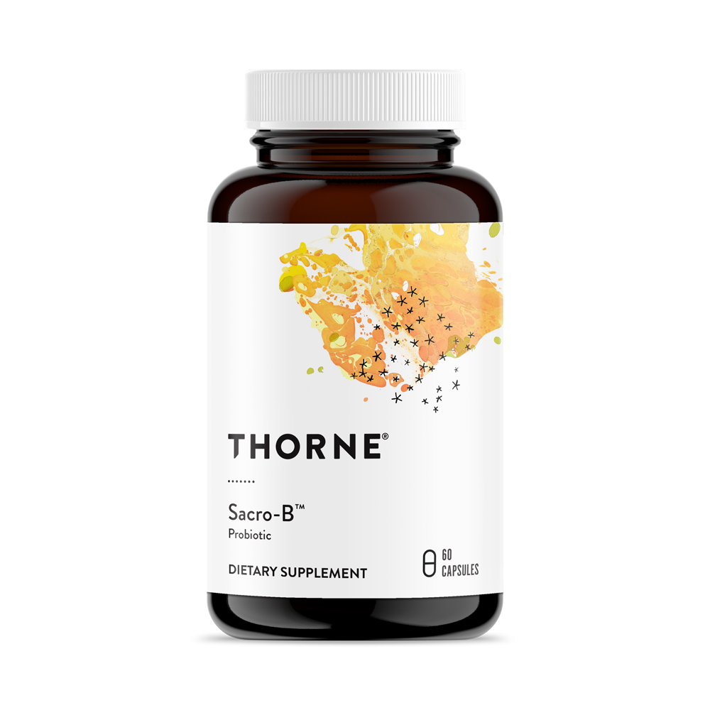 

Thorne Research Sacro-B / Пробиотик Сахаромицеты Буларди, 60 капсул