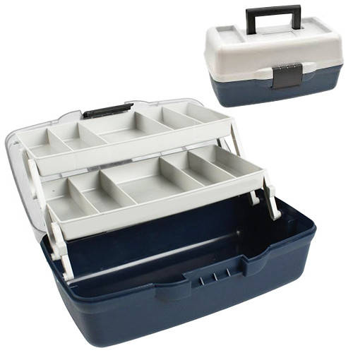 

Ящик для снастей Aquatech 2 полки 30,5*18,5*15см