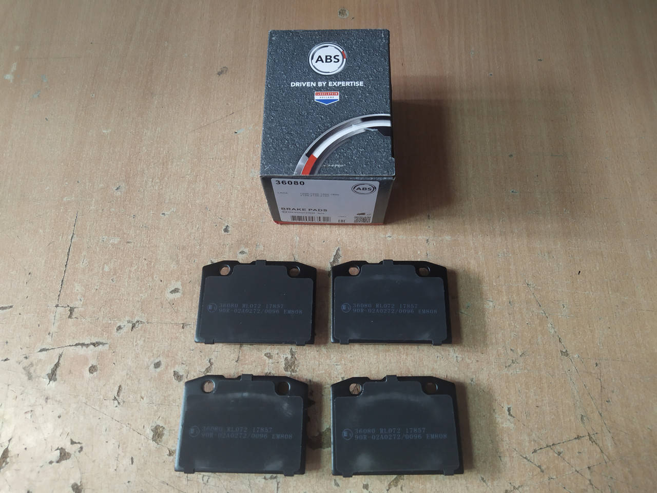 

Колодки тормозные передние ВАЗ 2101, 2102, 2103, 2104, 2105, 2106, 2107; "ABS" 36080 - Нидерланды