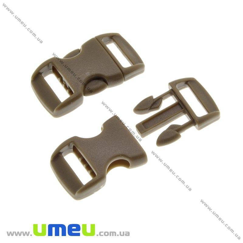 

Застёжка-фастекс для браслетов выживания, 29х15х7 мм, Коричневый, 1 шт (ZAM-018948)