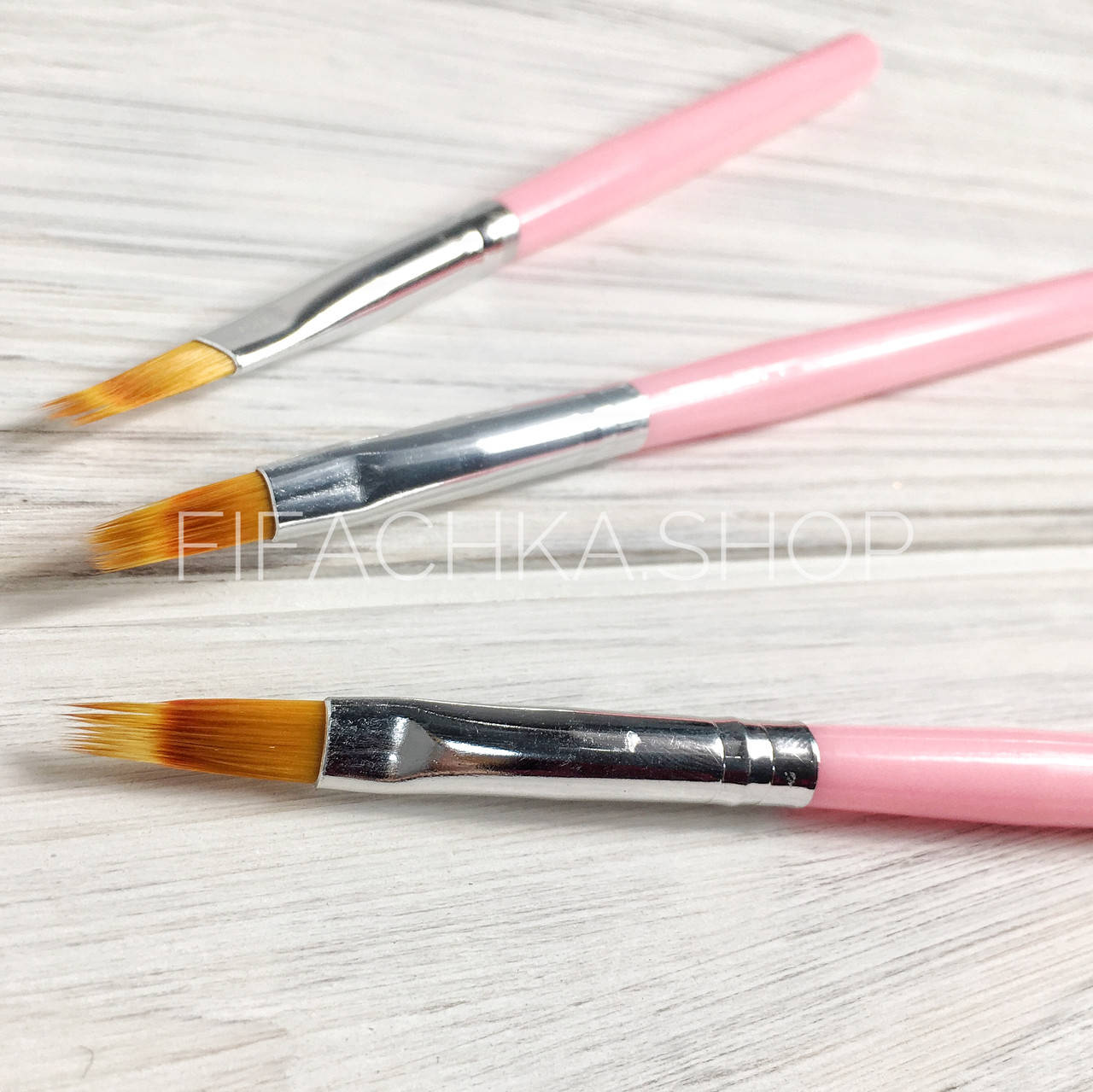 

Кисть для омбре, градиента, розовая, короткая