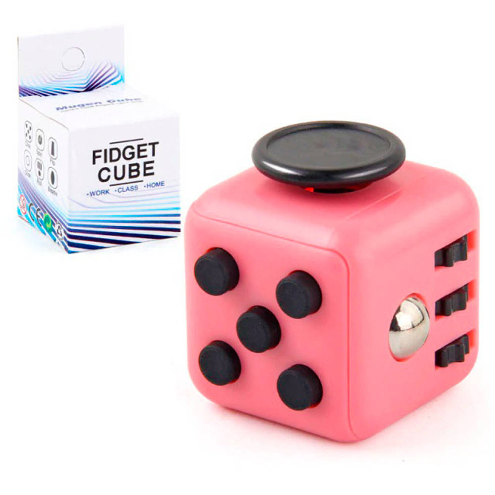 

Кубик антистресс Fidget Cube (розовый) 1532530551