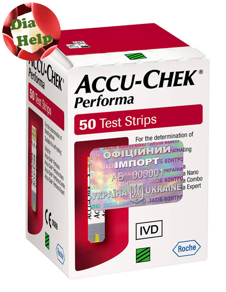

Тест-полоски Акку Чек Перформа (Accu-Chek Performa) 50 штук