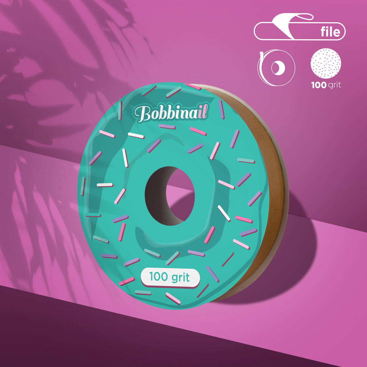 

Запасной блок файл-ленты для пластиковой катушки Bobbinail Staleks Pro, 100 грит