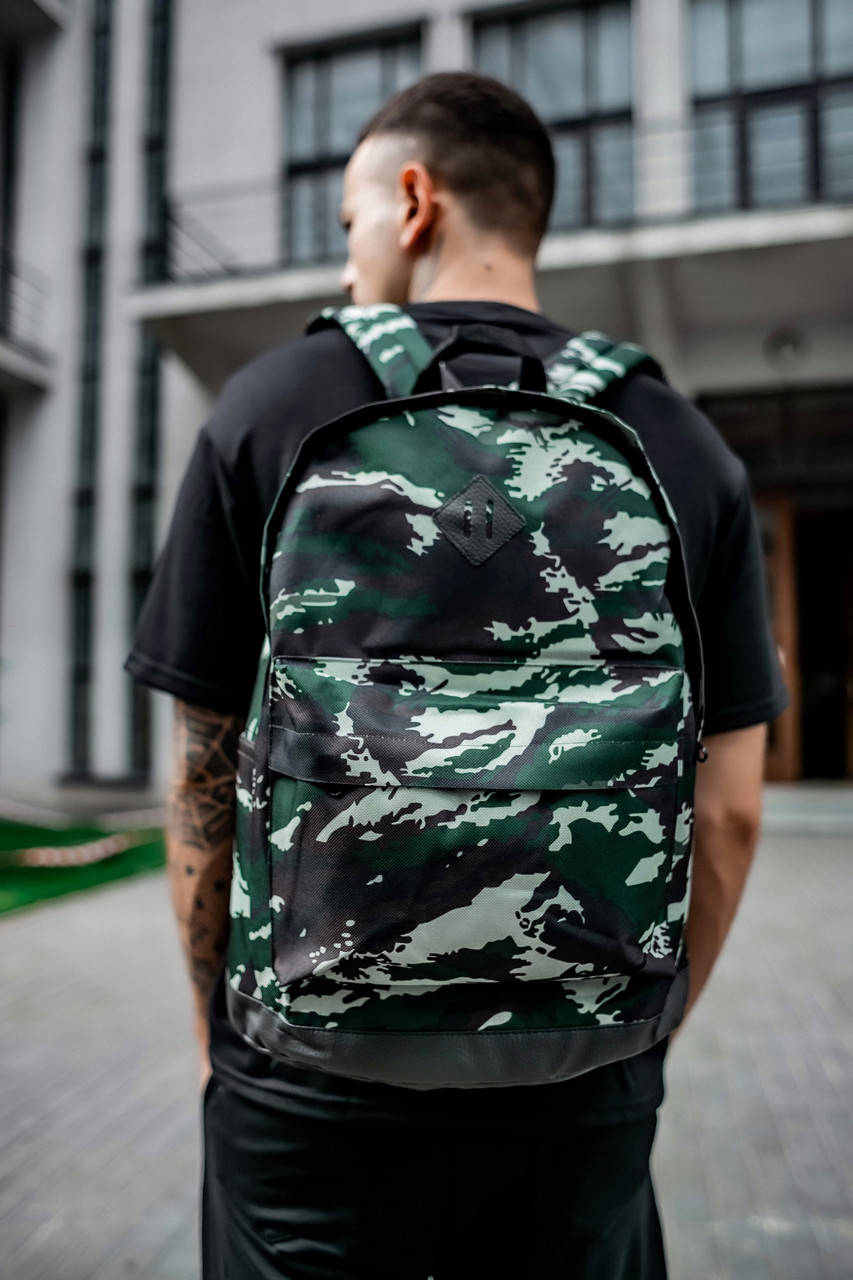 

Рюкзак городской мужской, женский, для ноутбука Nike (Найк) камуфляж темный