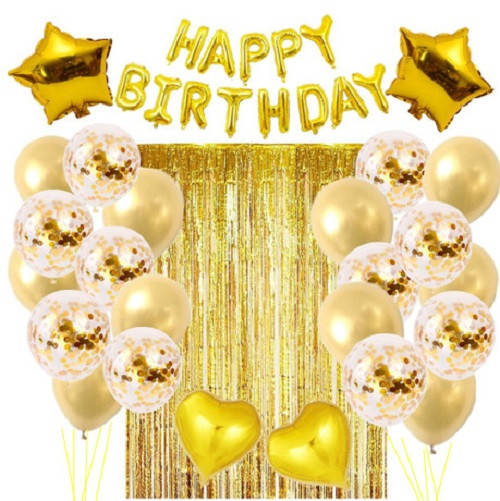 

Набор шаров на день рождения, "HAPPY BIRTHDAY" 036