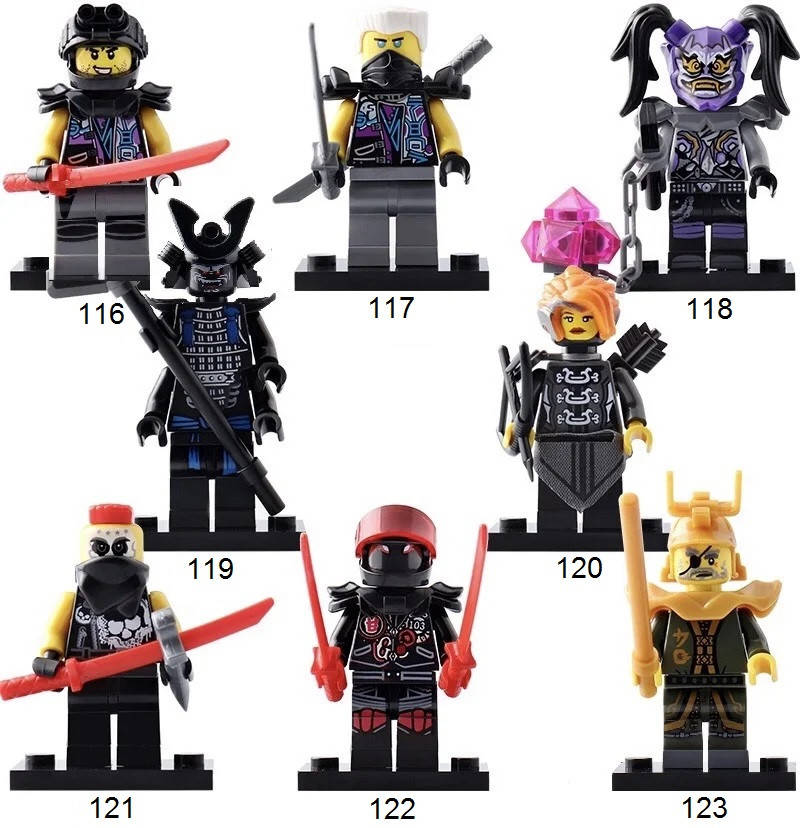 

Новые Минифигурки ниндзяго ninjago Лего Lego Гармадон брелок фигурки дяпчики кай зейн ллойд Ниа Коул