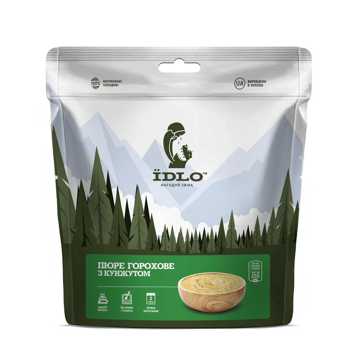 

Сушені продукти ЇDLO Пюре горохове з кунжутом