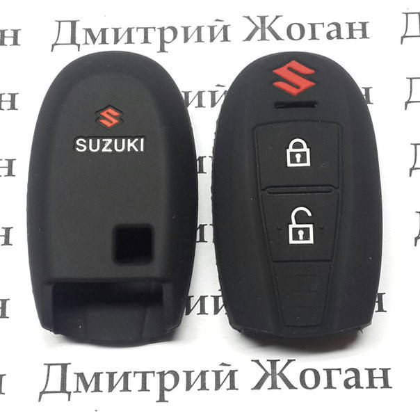 

Чехол (черный, силиконовый) для смарт ключа Suzuki (Сузуки) 2 кнопки