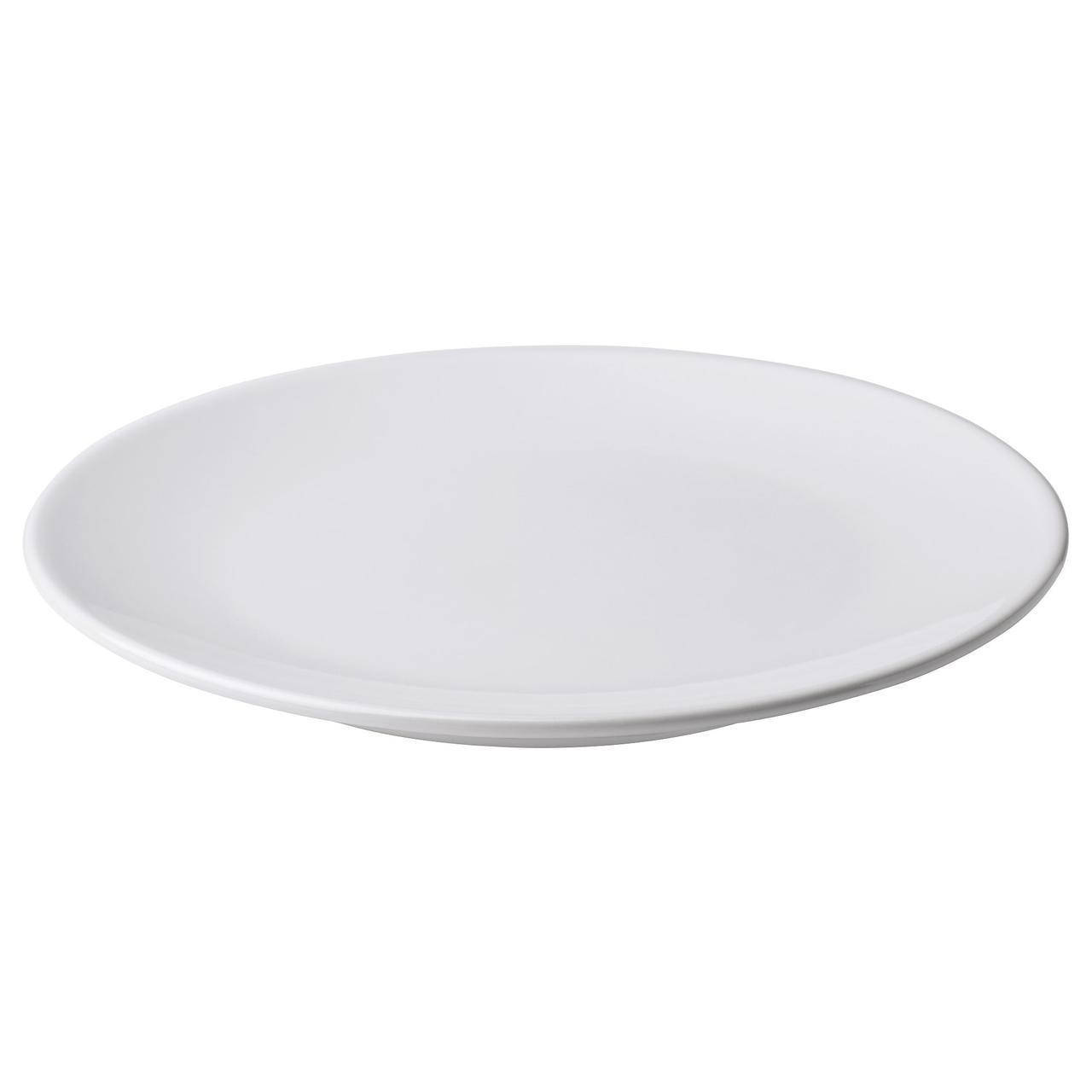 

Тарелка IKEA FLITIGHET 20 см белая 703.466.54, Белый
