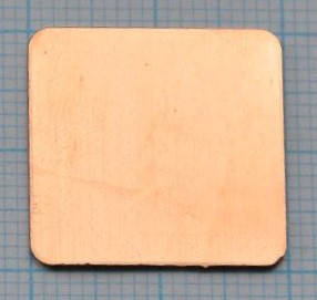 

Медная пластина. Термопрокладка 20*20*0,3 мм. 1 шт