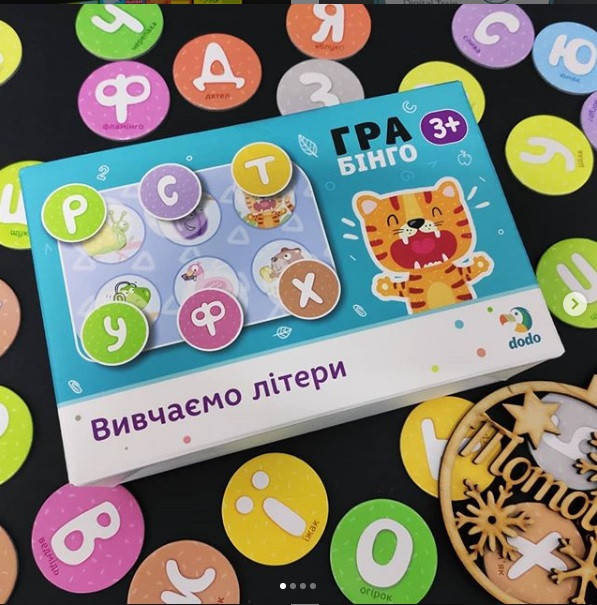 

Настольная игра Бинго. Изучаем буквы Dodo / Додо 300197