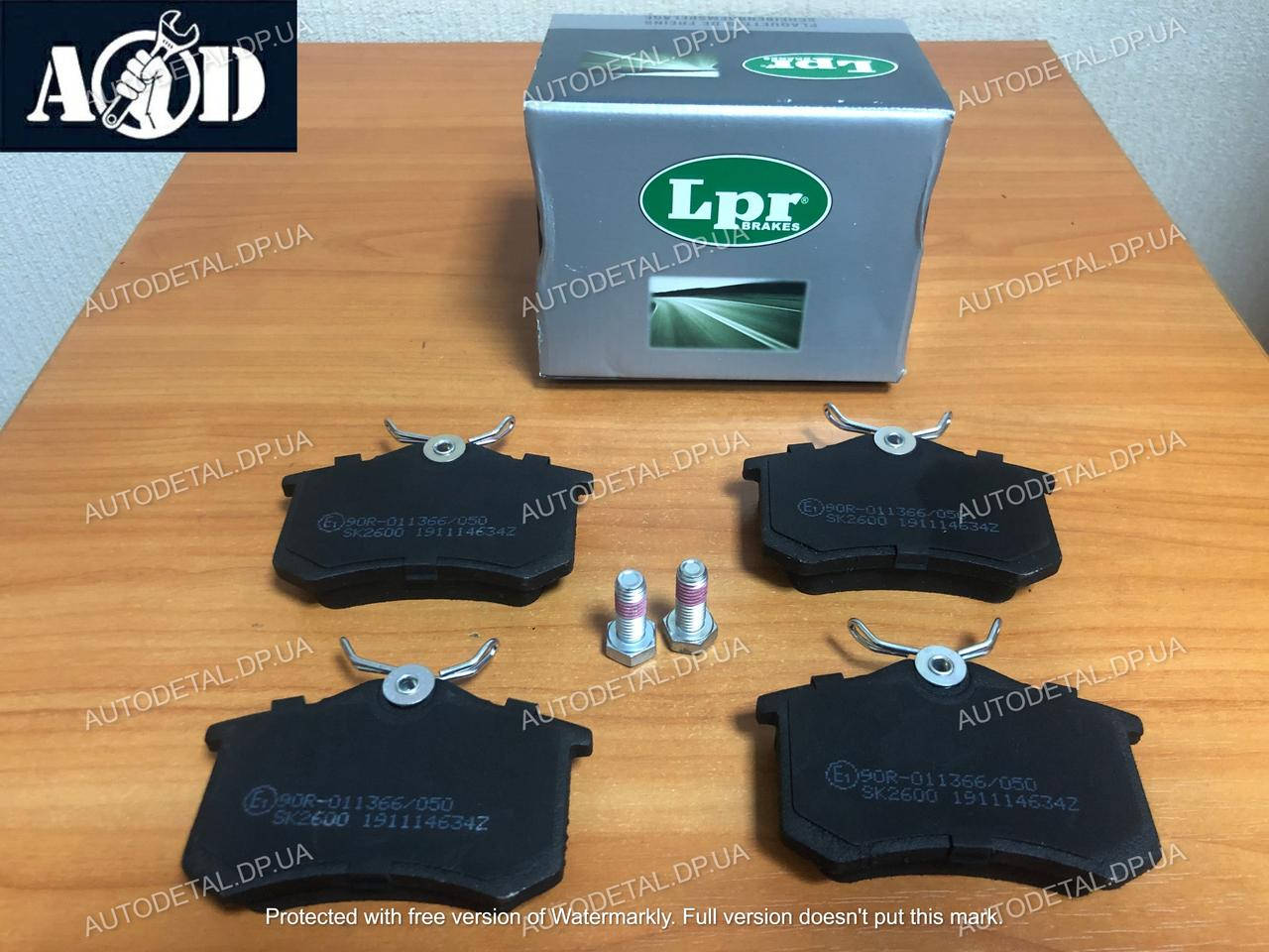 

Тормозные колодки задние Volkswagen Passat B5 1996-->2006 LPR (Италия) 05P634