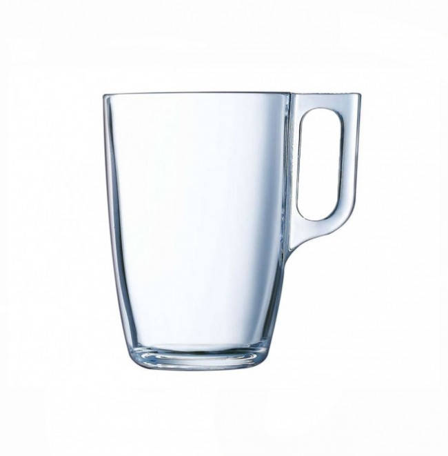 

Кружка стеклянная Кофе-отводка "Грация" 250 мл (8124/1649), Прозрачный