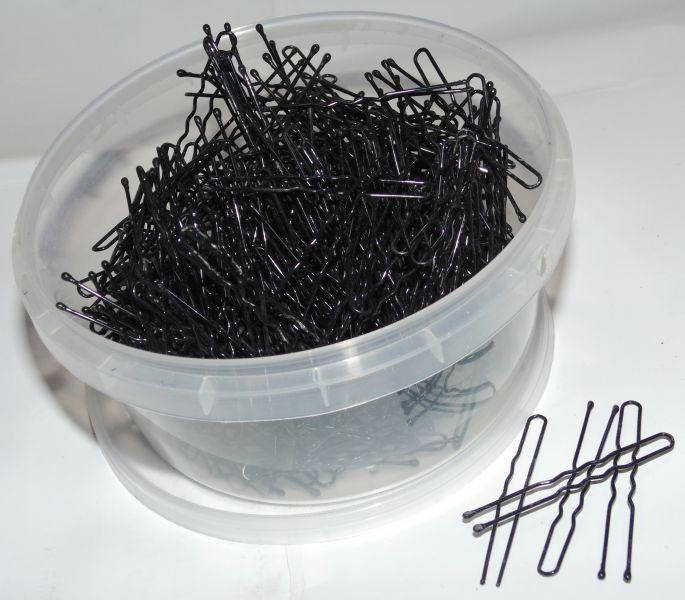 

Шпильки для волос 5 см "ДенІС professional" чёрные (460 шт / уп), Черный