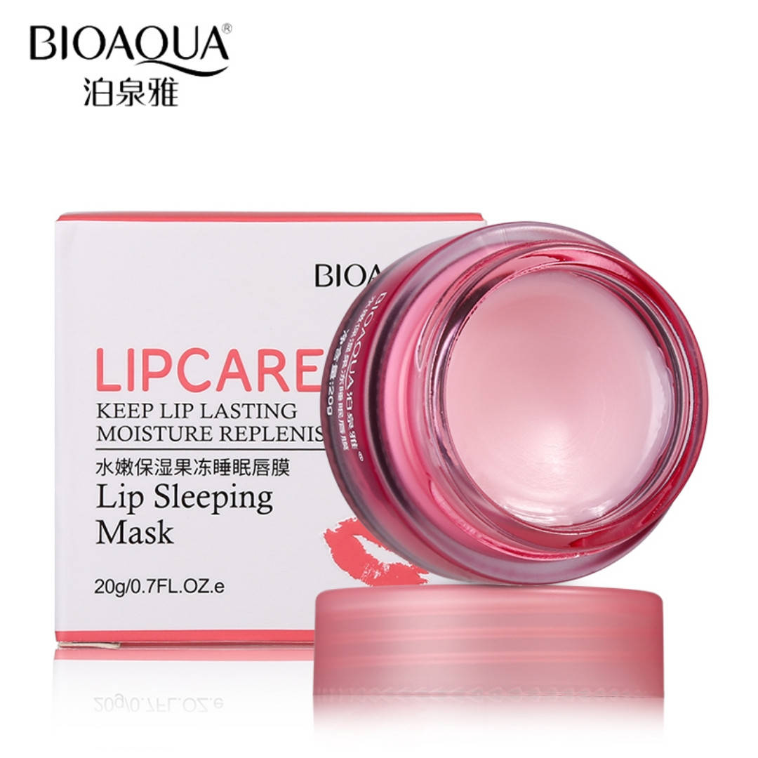 

Ночная маска для губ Bioaqua Lipcare с клубникой и маслом ши