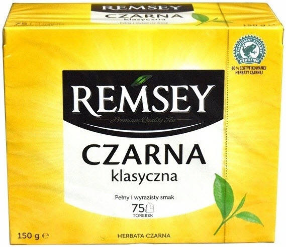 

Чай черный Remsey Klasyczna 75 фильтр-пакетов