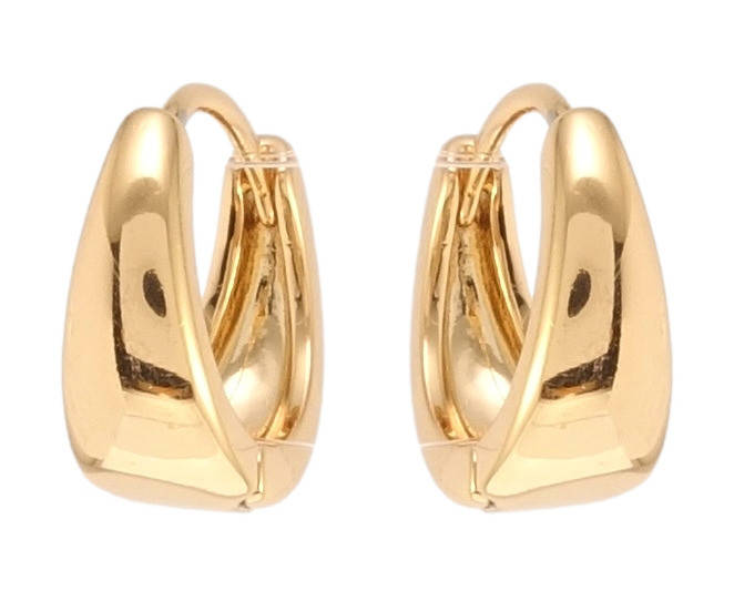 

Серьги Xuping Позолота 18K колечки "Сдержанность форм"