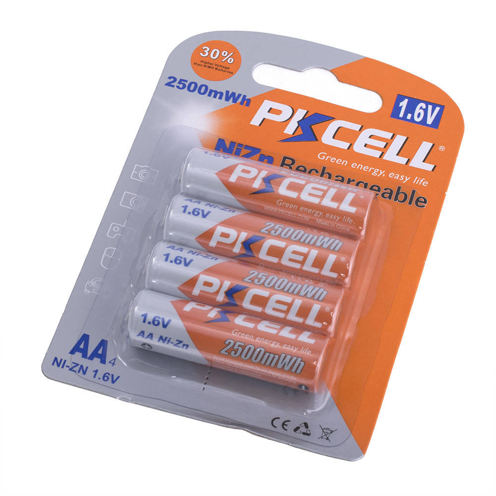 

Аккумулятор PKCELL AA (1.6V, 2500mWh) NiZn PKCELL
