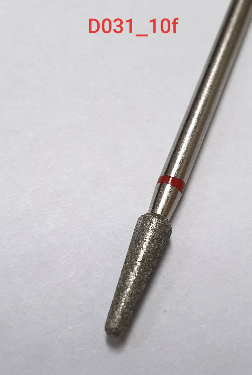 

Фреза маникюрная алмазная конус закругленный, Красный