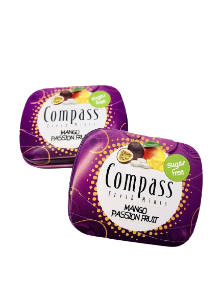

Драже Compass Mango Passion манго 14 г, 12шт/уп