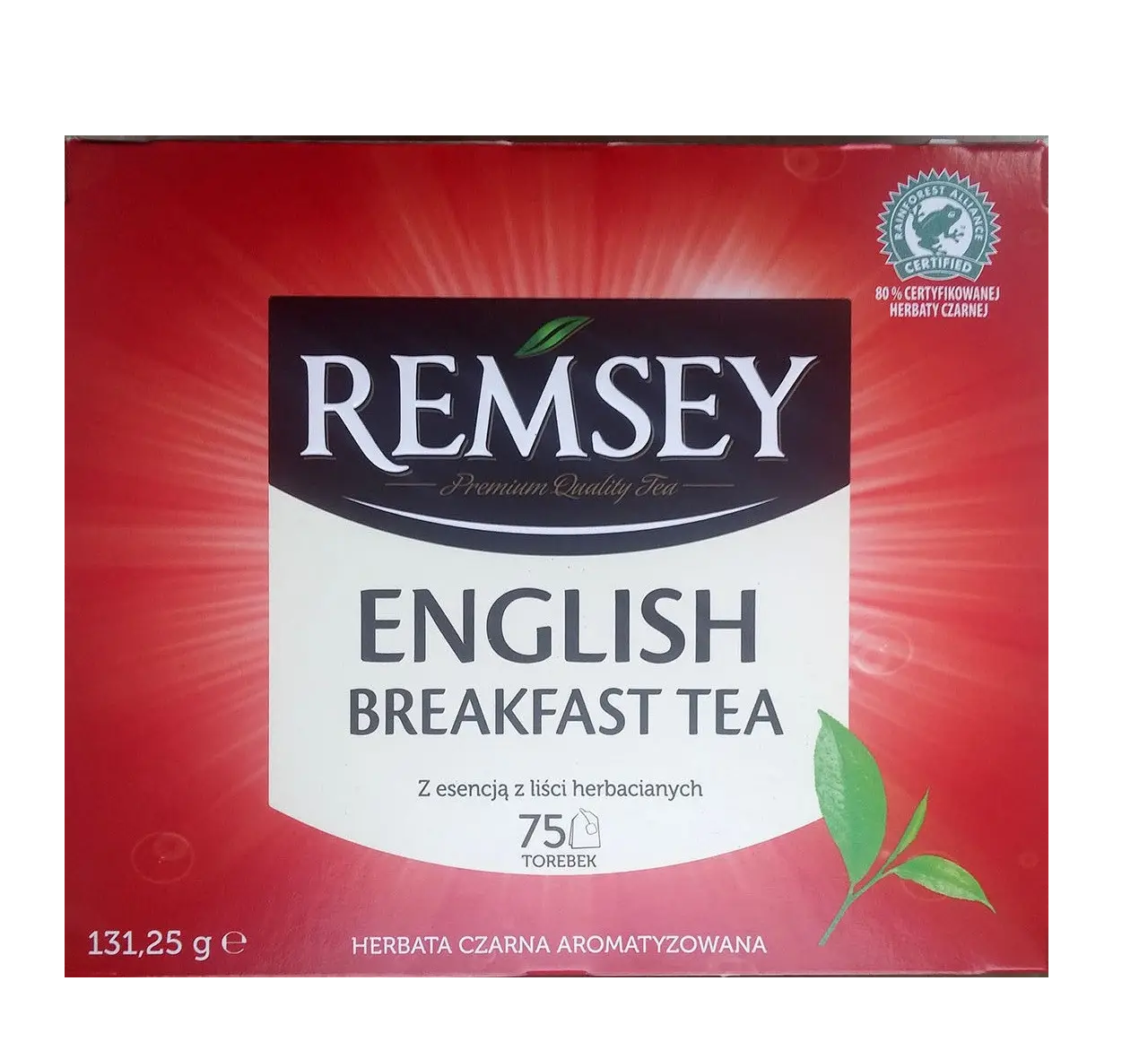

Чай черный Remsey English Breakfast Tea 75 фильтр-пакетов