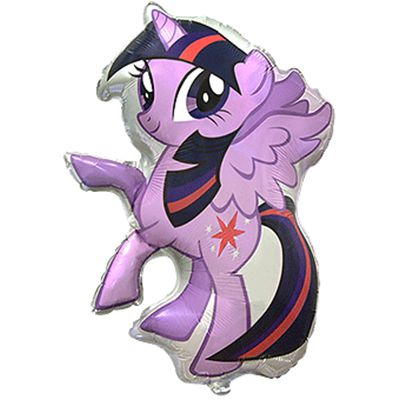 

Фольгированный шарик Flexmetal (81х66 см) my little pony Пони Рарити фиолетовая, Разные цвета