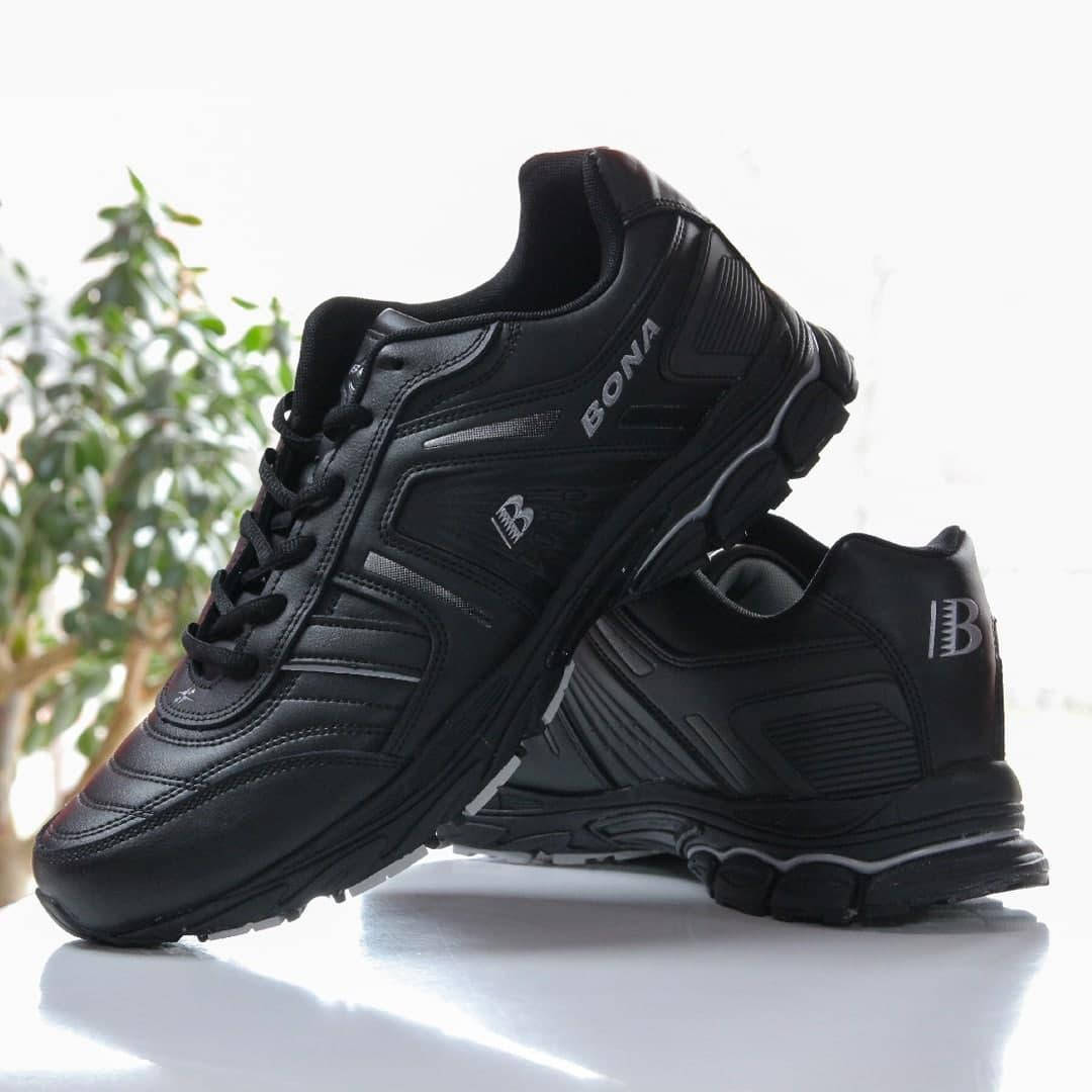 

Кроссовки мужские великаны черные кожа ботал Bona р.47,50 Бона, Черный