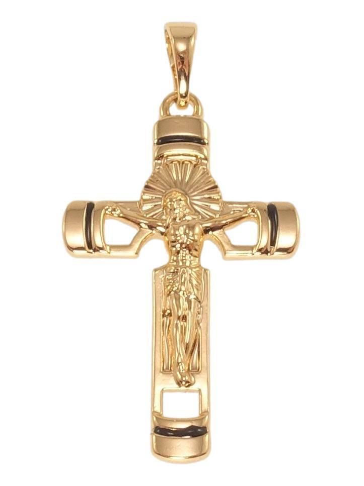 

Кулон Xuping Позолота 18K "Декоративный Крест с Распятием"