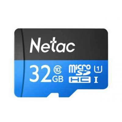 

Карта памяти Netac 32GB microSD class 10 UHS-I U1 (NT02P500STN-032G-R)