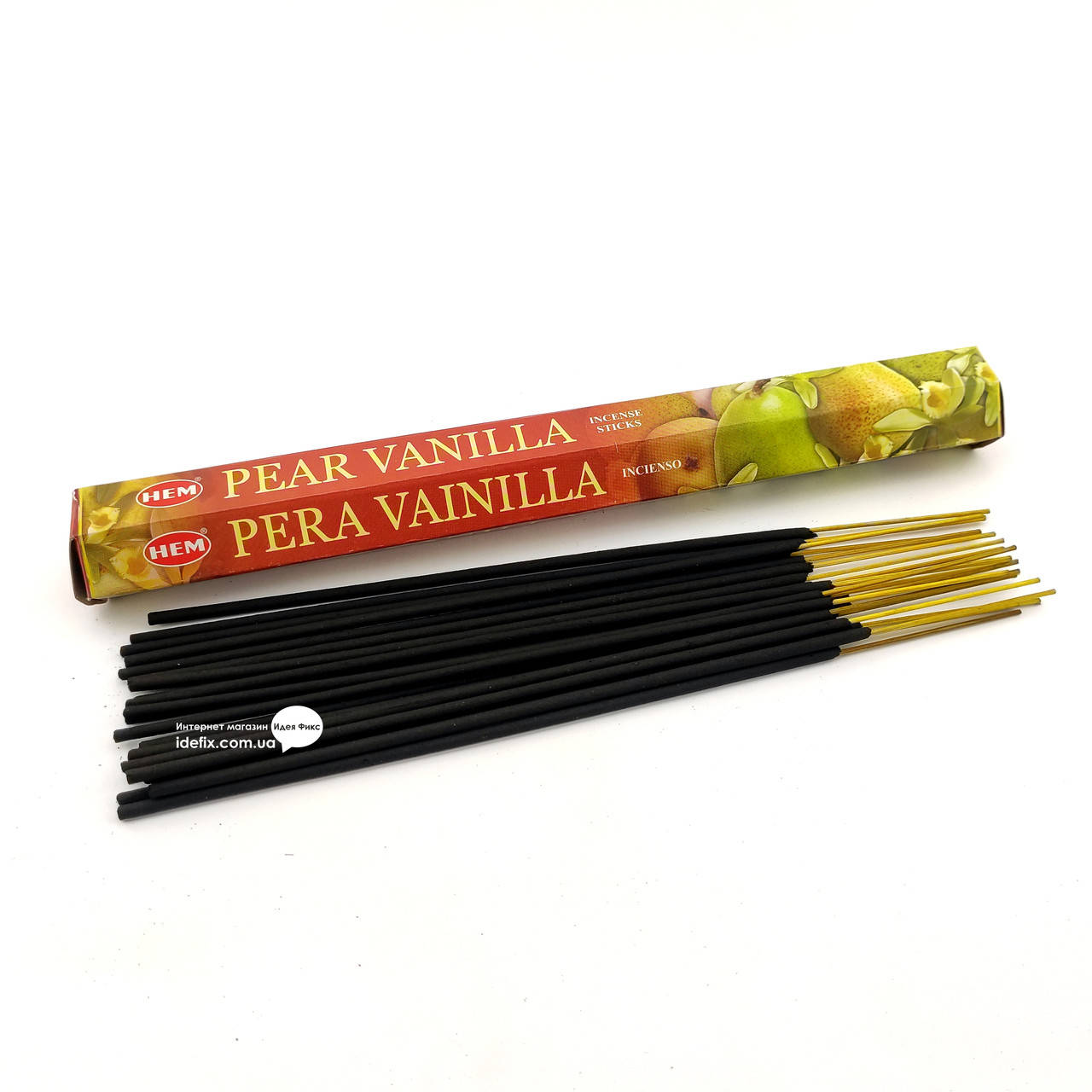 

Благовоние Pear Vanilla HEM 20шт/уп. Аромапалочки Груша и Ваниль (27661)