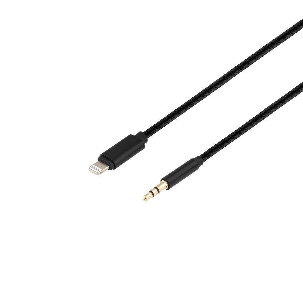 

Переходник GL-060 Lightning / AUX Чёрный, Черный