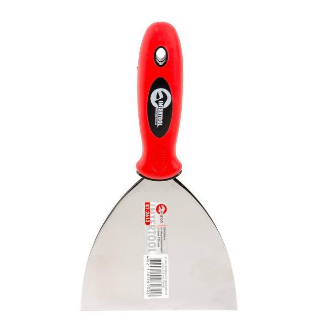 

Шпатель из нержавеющей стали 125мм Проф INTERTOOL KT-2613