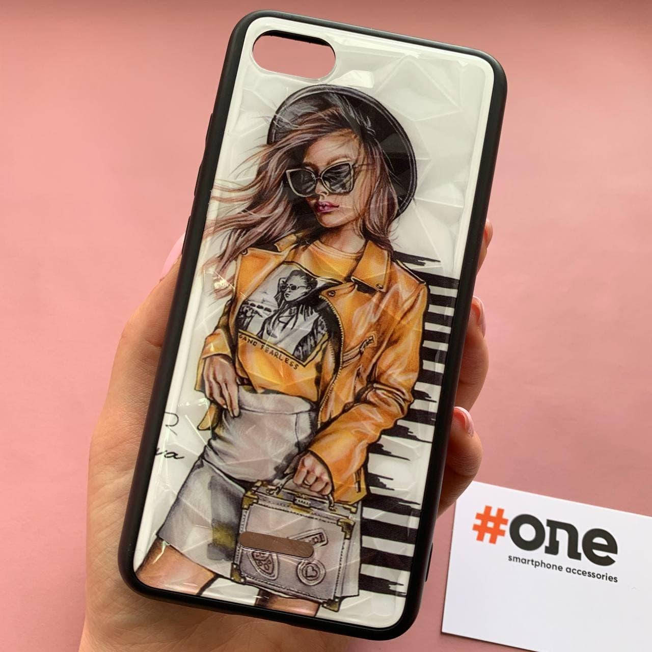 

Чехол для Xiaomi Redmi 6A Ladies с 3д эффектом как стекло с принтом девушки чехол на сяоми редми 6а белый