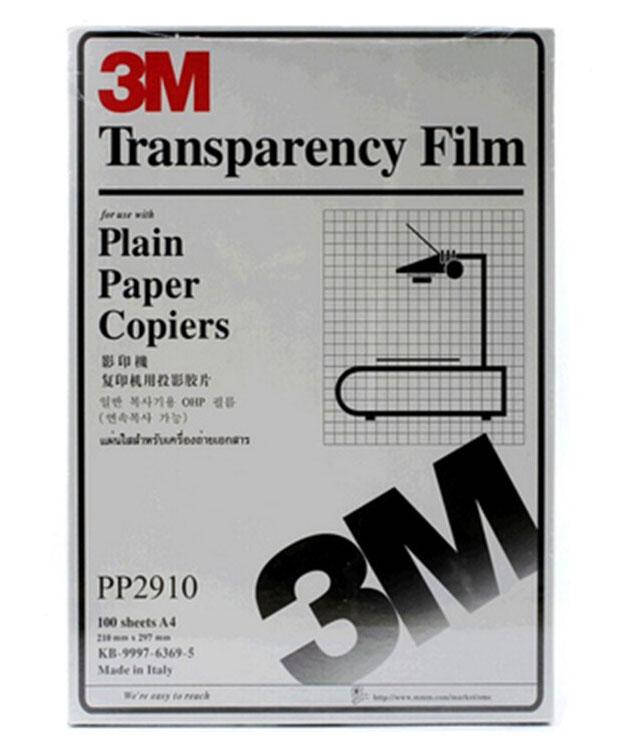 

Пленка для лазерного принтера 3M PP2910 [A4, пачка 100 шт] для ч/б печати