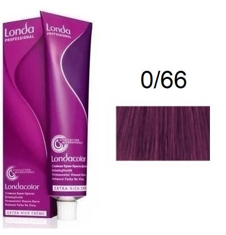 

Крем-краска для волос Londacolor 0/66 Интенсивный фиолетовый 60 мл