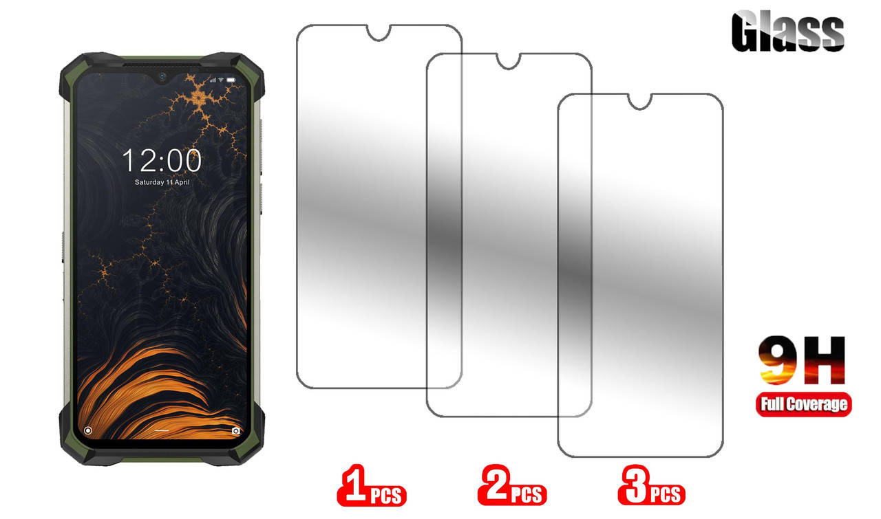 

Защитное стекло Doogee S88 Pro комплект 3 шт, Прозрачный