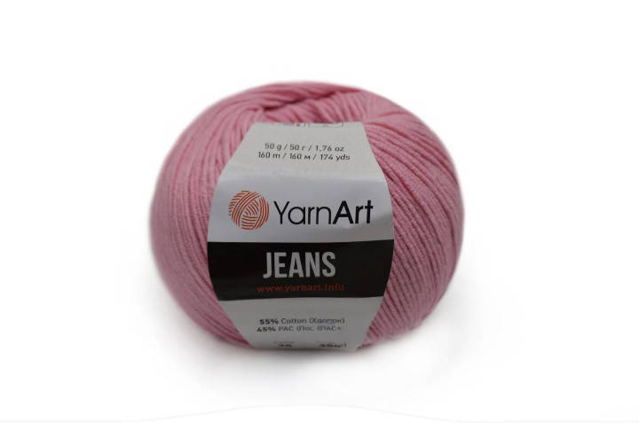 

YarnArt Jeans, светло-розовый №36