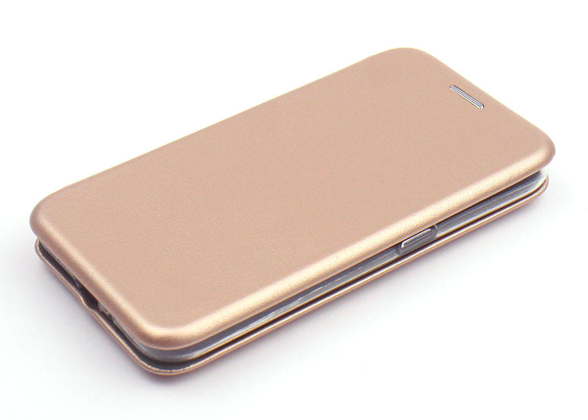 

Чехол книжка Level для Samsung Galaxy J1 2016 J120 Экокожа Розово золотой, Розовое золото