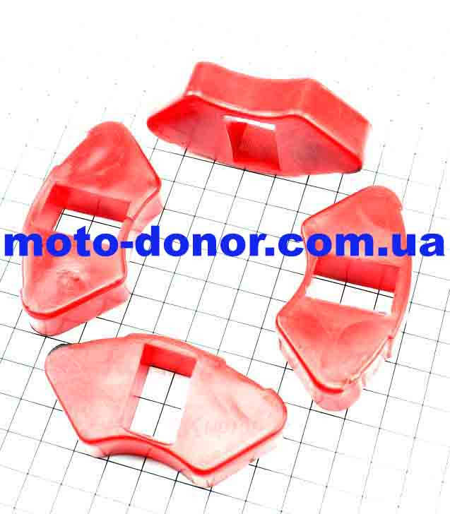 

Демпферная резинка заднего литого колеса (к-кт 4шт) КРАСНЫЕ для мопеда DELTA